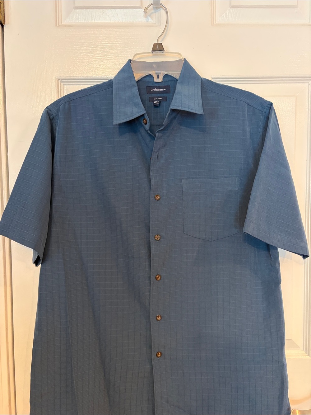 croft & barrow Men's Short-Sleeve Button-Down Shirt - Blue